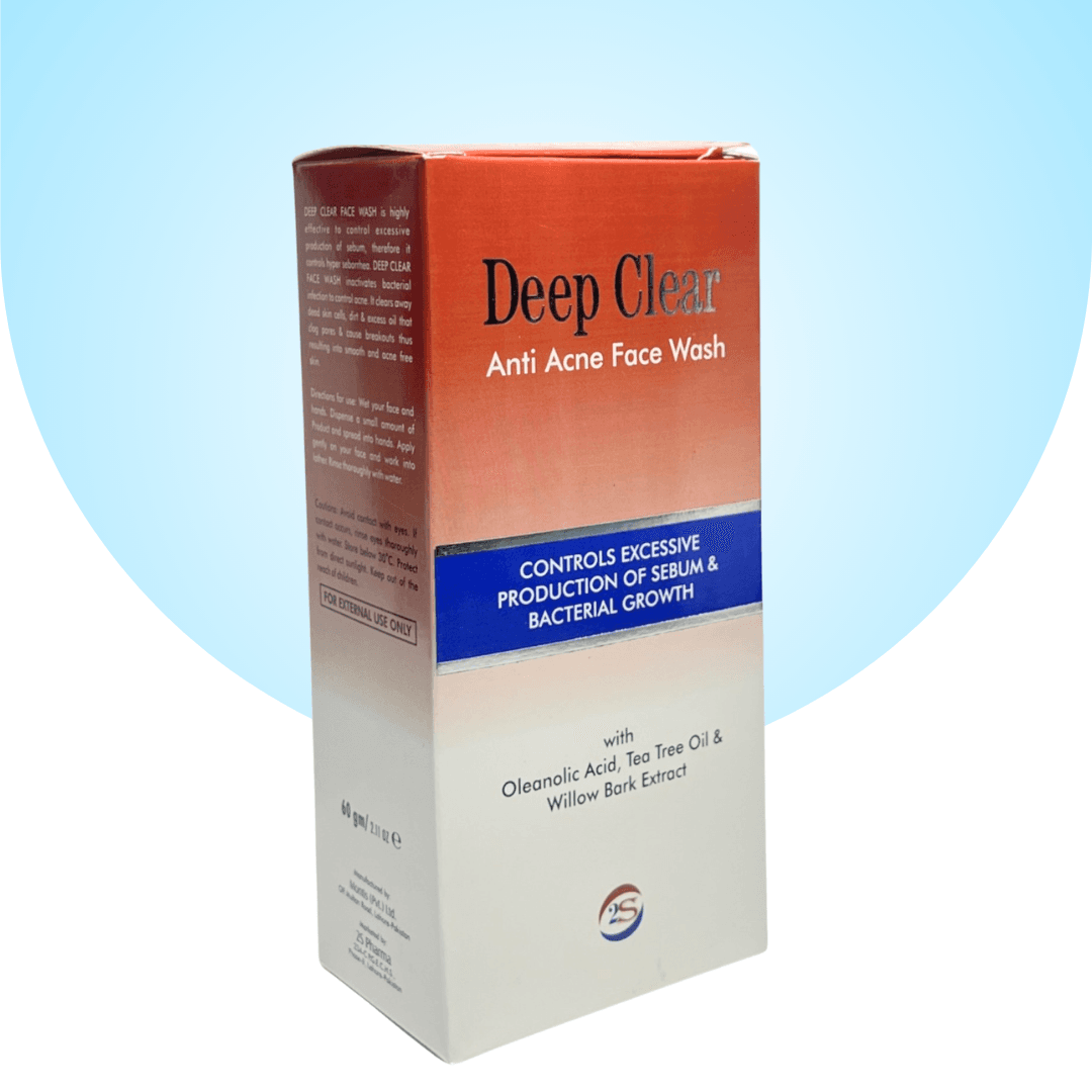 Deep Clear Anti-Acne Face Wash 60gm