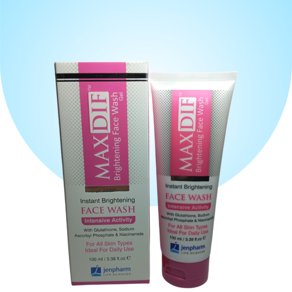 MaxDIF Skin Brightening Facewash 100ml